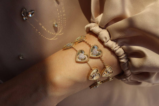 Heart Charm Bracelet