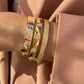 Diamond Bangle 5 Rows With Edge